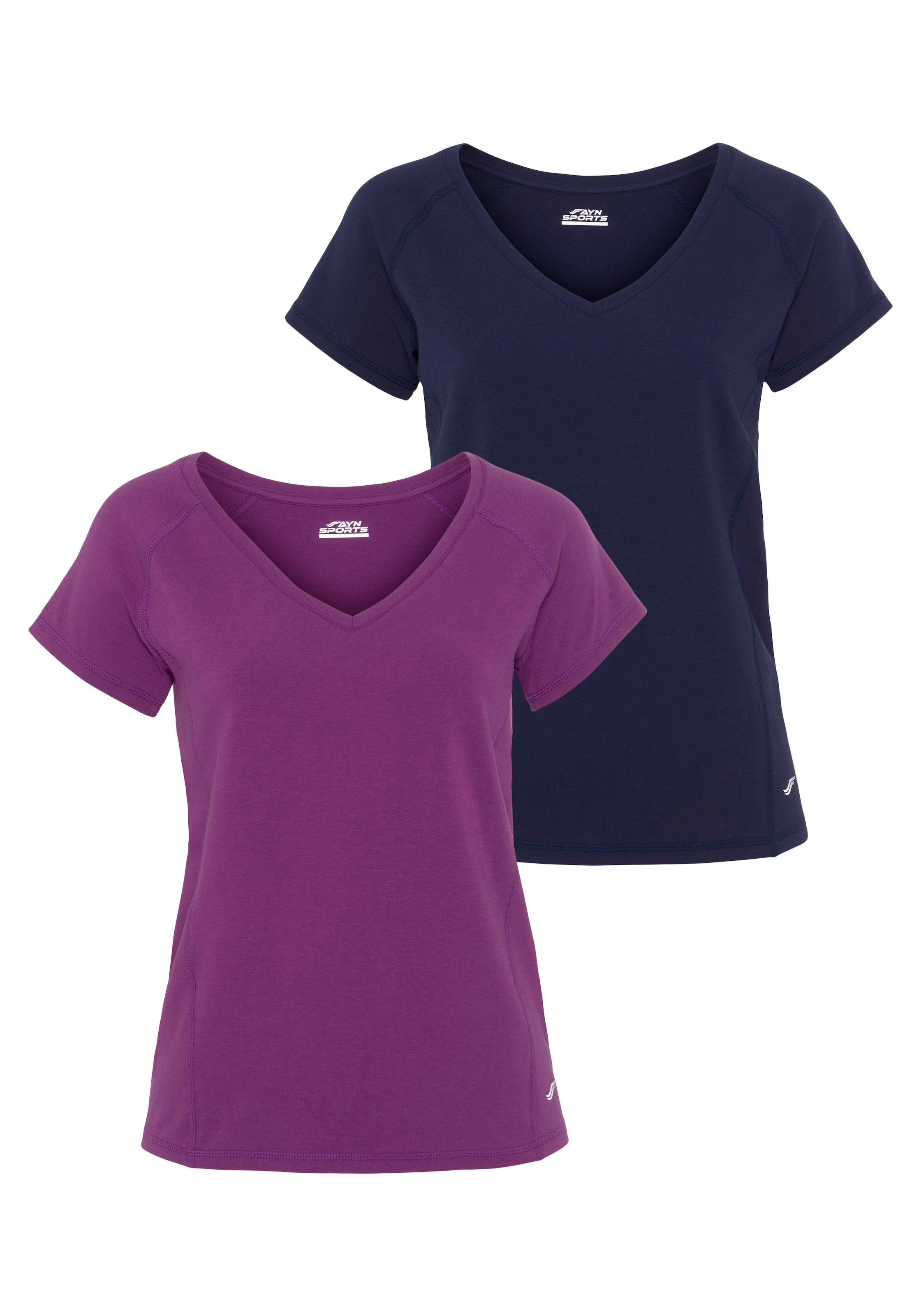 T-Shirt SPORTS (Packung, 2 FAYN bestellen Essential«, Pack 2er-Pack) online tlg., »Double