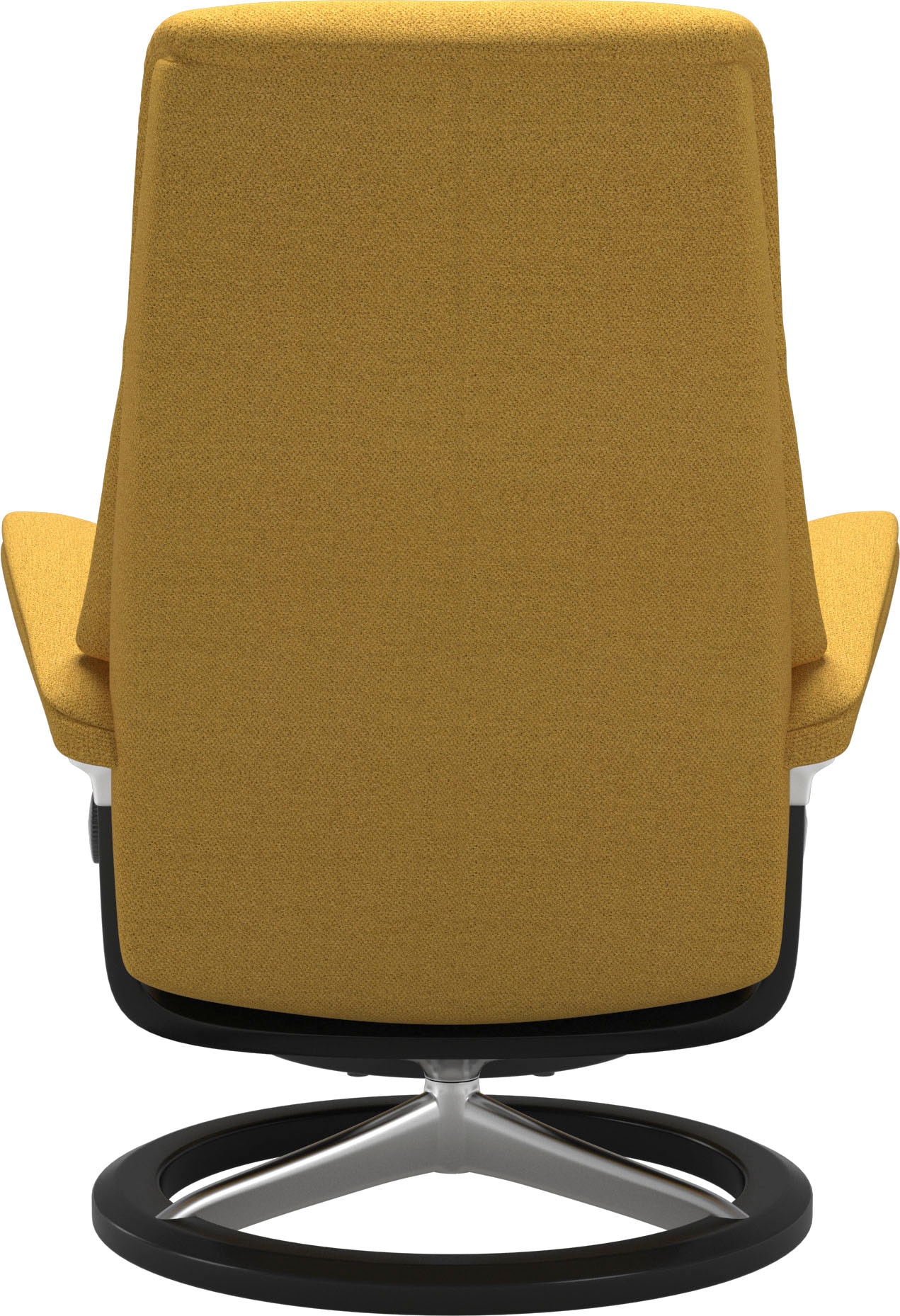Stressless® Relaxsessel »View«, (Set, Relaxsessel mit Hocker), mit Signature Base, Größe S,Gestell Schwarz