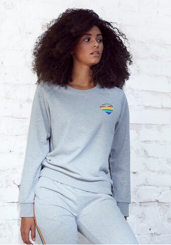 LASCANA Sweater »Pride«, mit Power of Love Patch kaufen