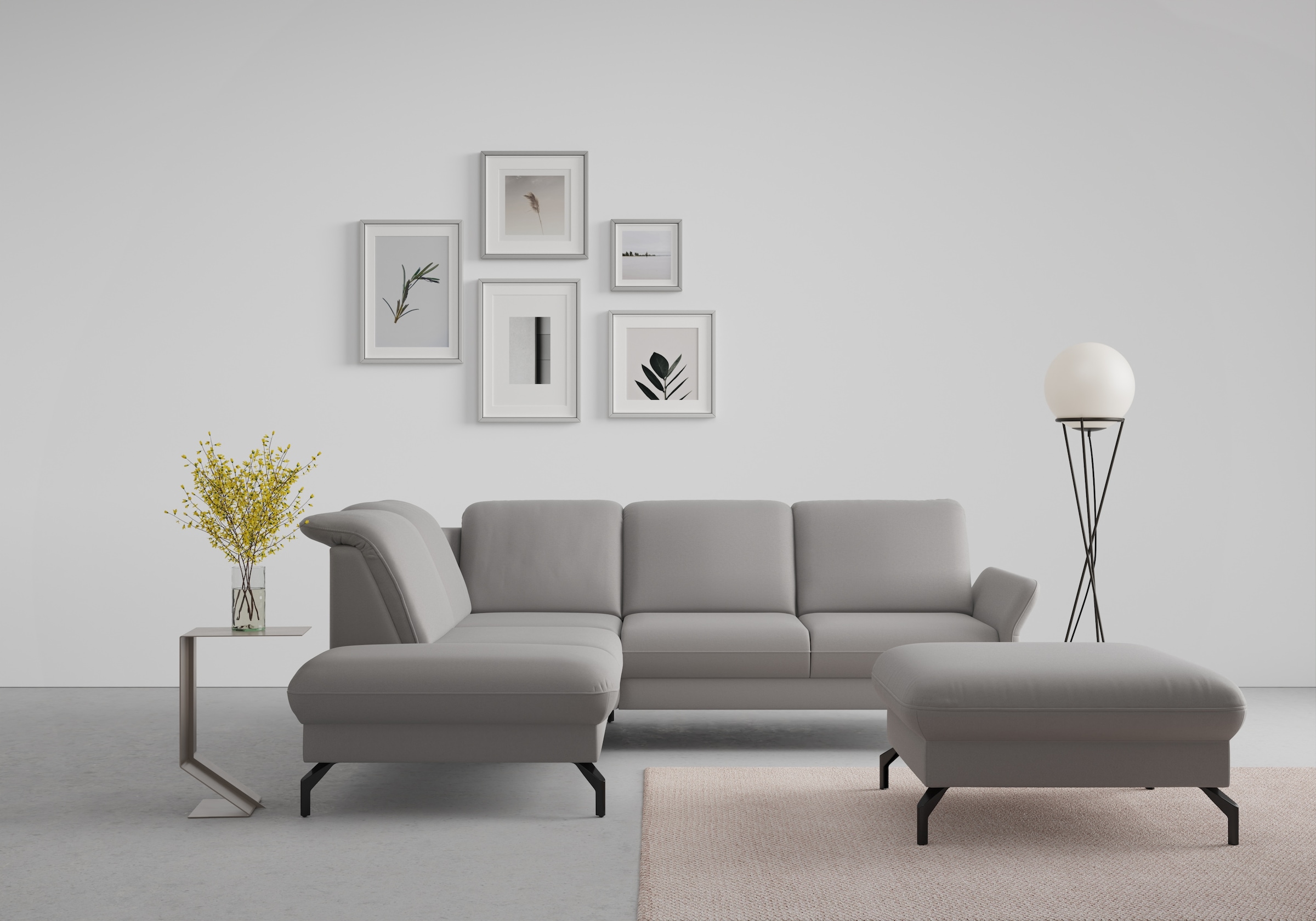 sit&more Ecksofa »Fashion L-Form«, wahlweise mit Kopfteilverstellung und Vo günstig online kaufen