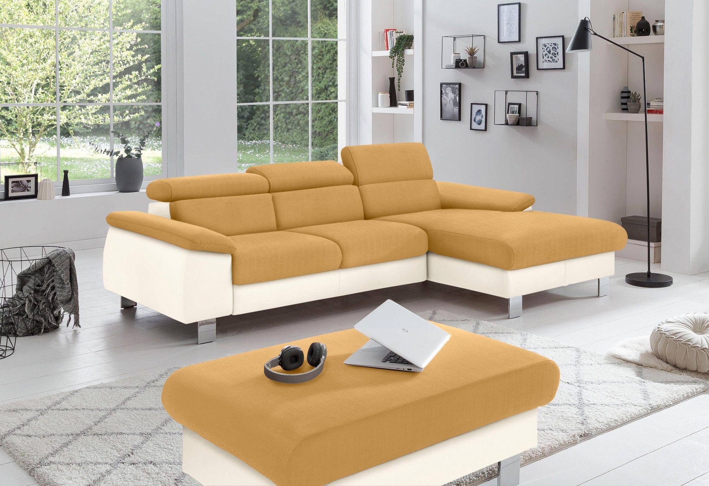 COTTA Polstergarnitur »Komaris L-Form«, (Set), Set bestehend aus: Ecksofa m günstig online kaufen