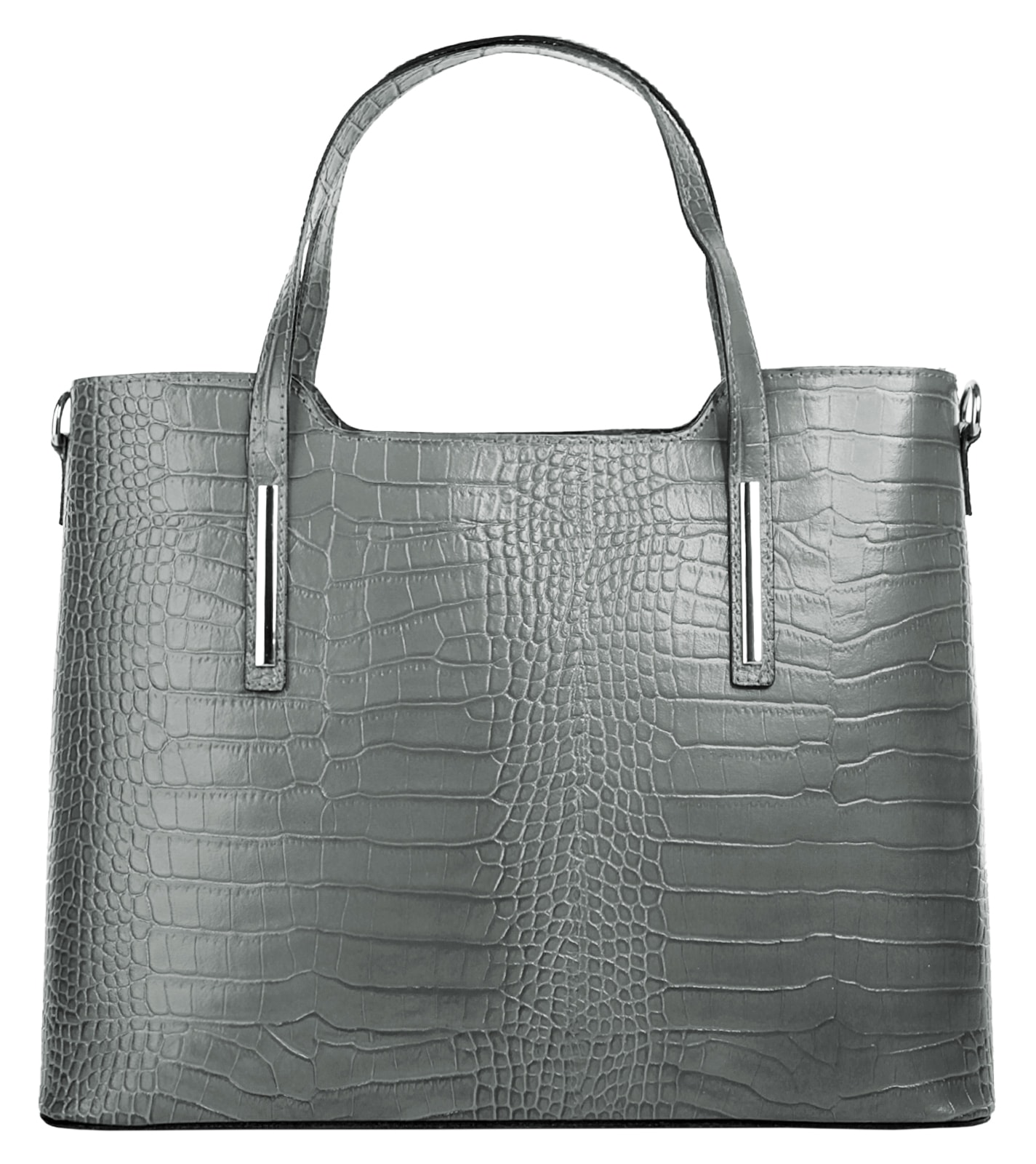 Henkeltasche, echt Leder, Made in Italy