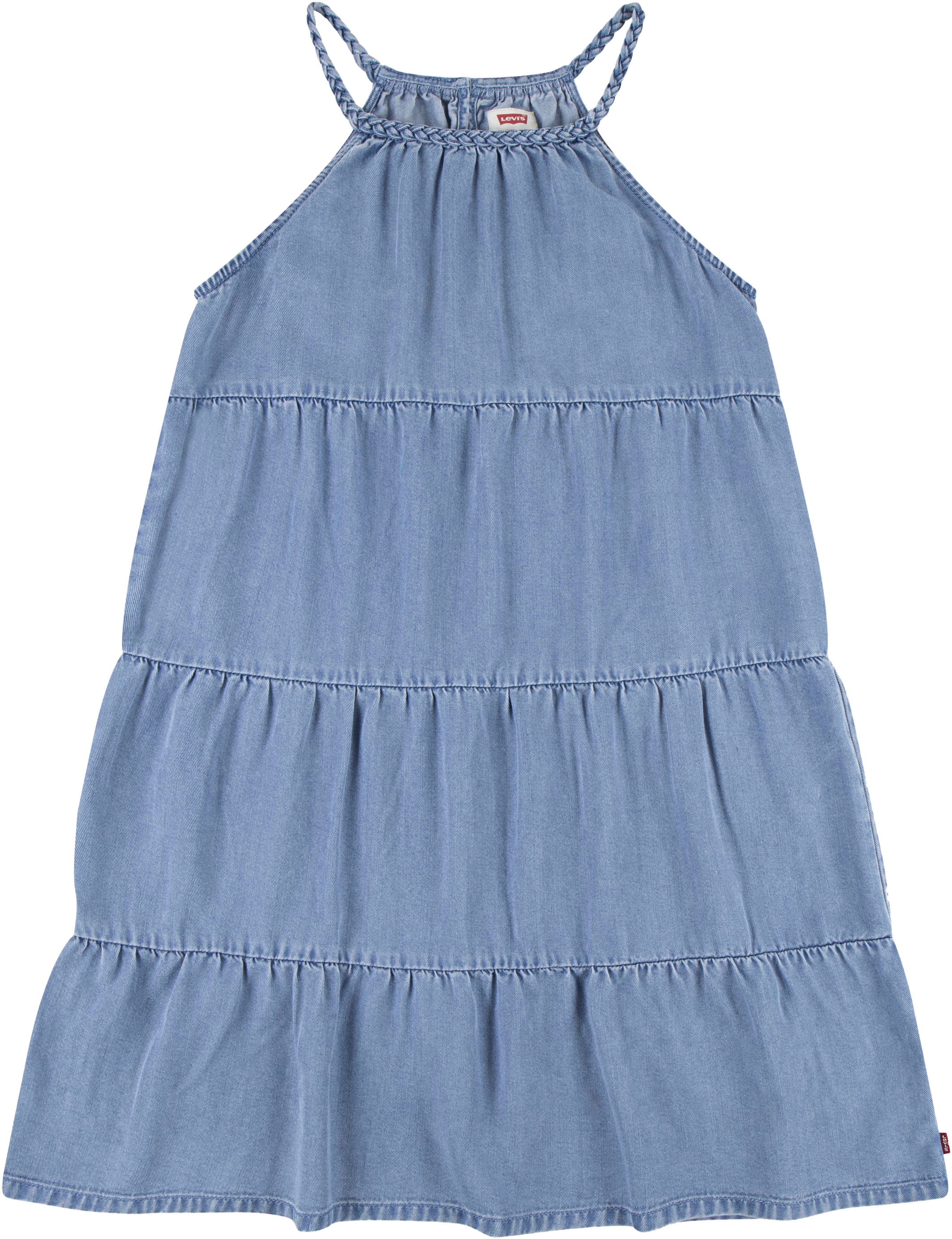 Levi's® Kids Neckholderkleid »LVG HALTER TIERED DRESS«, mit horizontalen Nähten