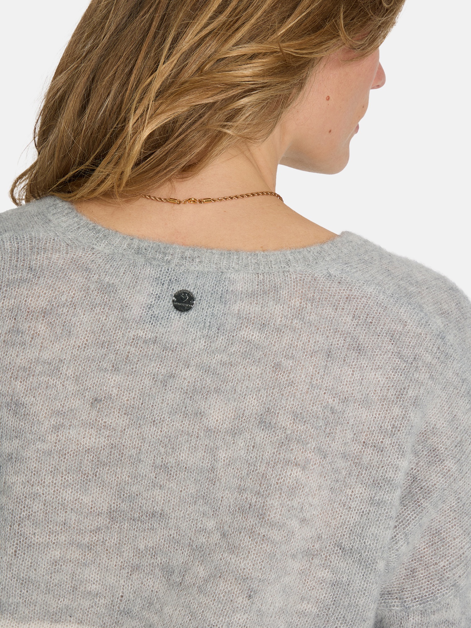 Lieblingsstück Strickpullover »Baberina«, V-Neck mit Alpaka-Wolle