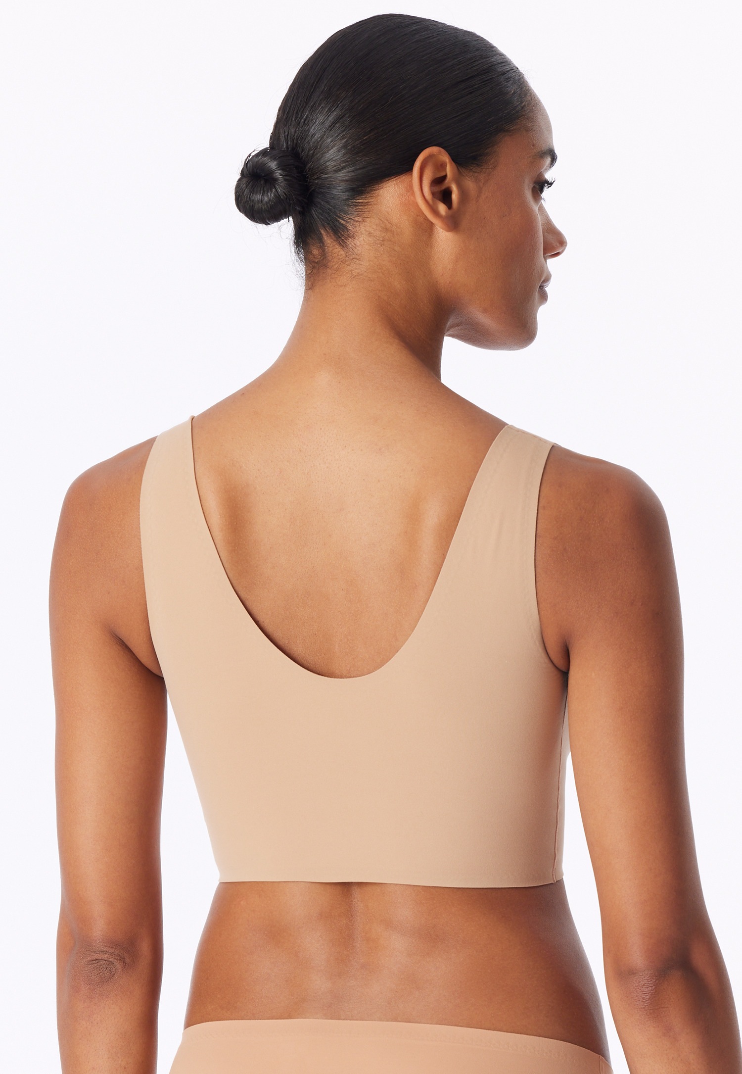 Schiesser Bustier »Invisible Soft« Microfaser, Lasercut-Abschlüsse, V-Ausschnitt