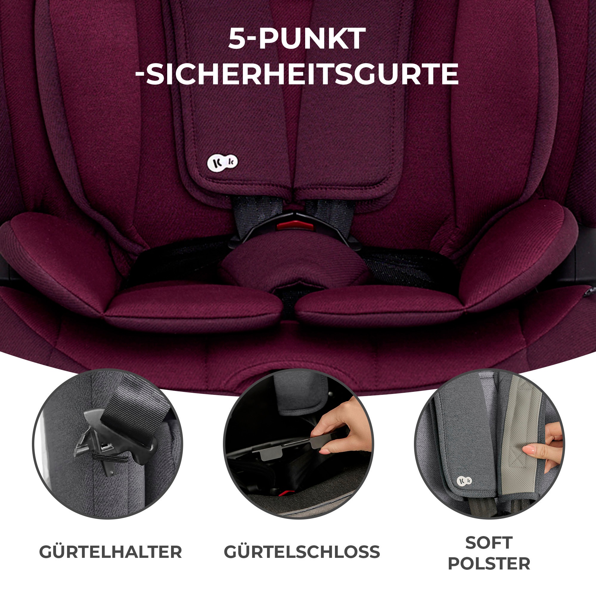 Kinderkraft Autokindersitz »ONETO3 i-Size« Klasse I / II / III (9-36 kg)