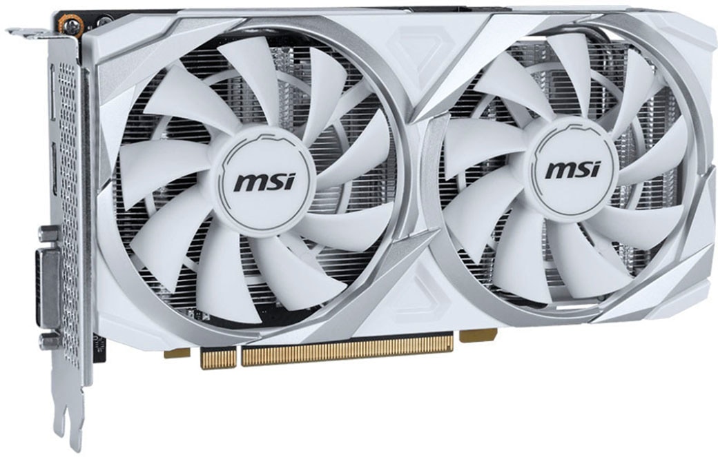 MSI Grafikkarte »VENTUS RTX 3050 VENTUS 2X XS WHITE 8G OC«, 8 GB, GDDR6