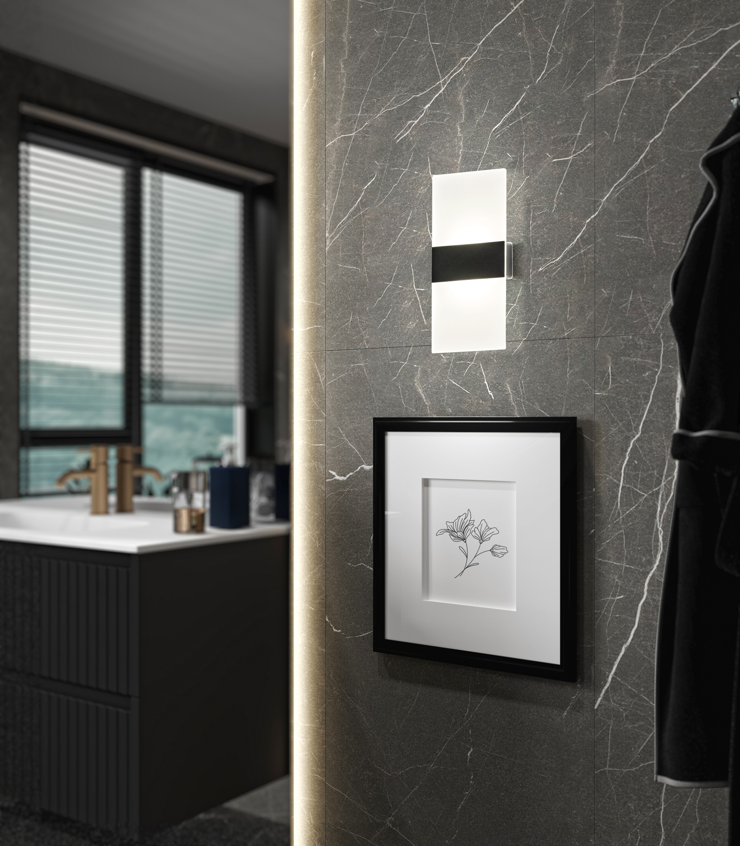 easy! BY FHL LED Wandleuchte »Magnetic«, 1 flammig, Leuchtmittel LED-Modul | LED fest integriert, lange Leuchtdauer