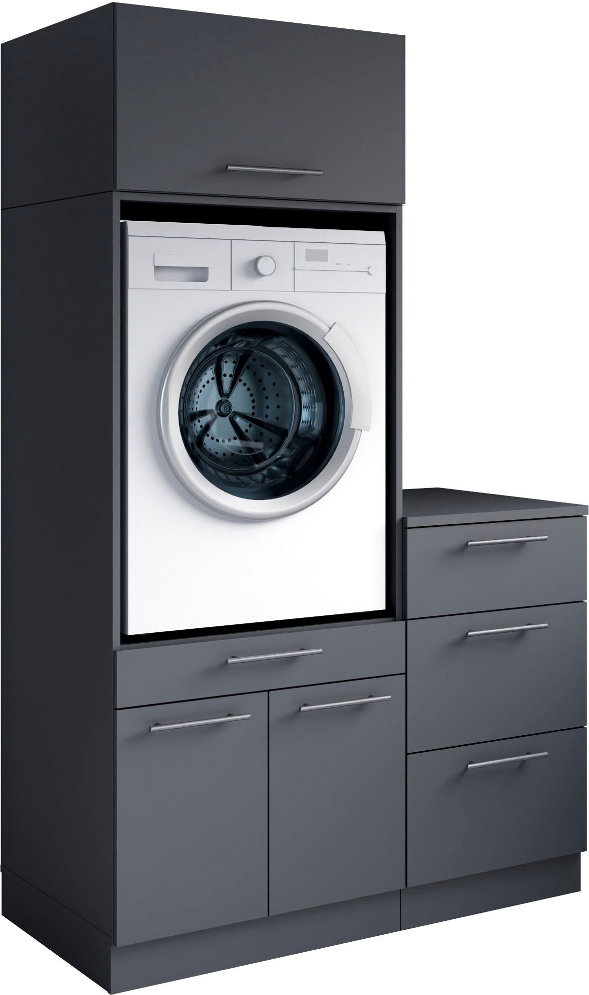 Laundreezy Mehrzweckschrank-Set »Laundreezy, 3-tlg. Mehrzweckschrank-Set B/H/T 118/200/68 cm« 3 Stk. tlg.