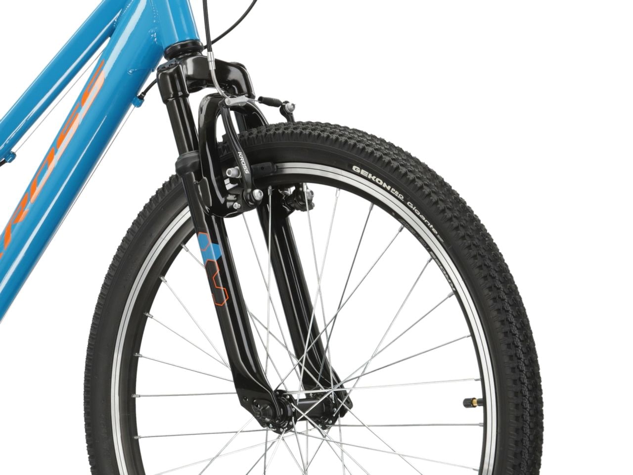 Kross Kinderfahrrad »KROSS Kinderad 24" Hexagon JR 1.0 Blau 8 Gänge« 8 Gang Shimano TOURNEY TX800 Schaltwerk Kettenschaltung