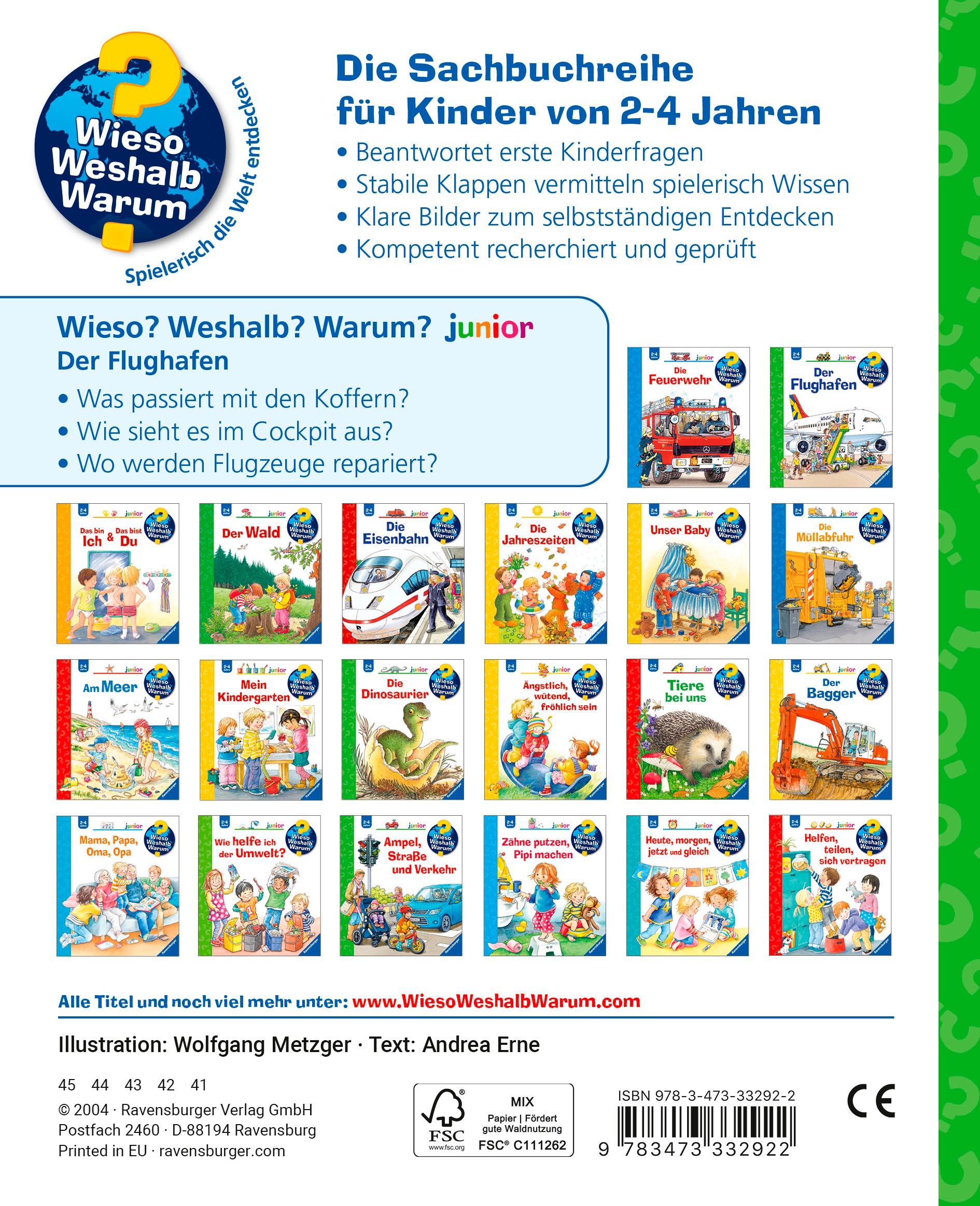 Ravensburger Buch »Wieso? Weshalb? Warum? junior, Band 3: Der Flughafen«