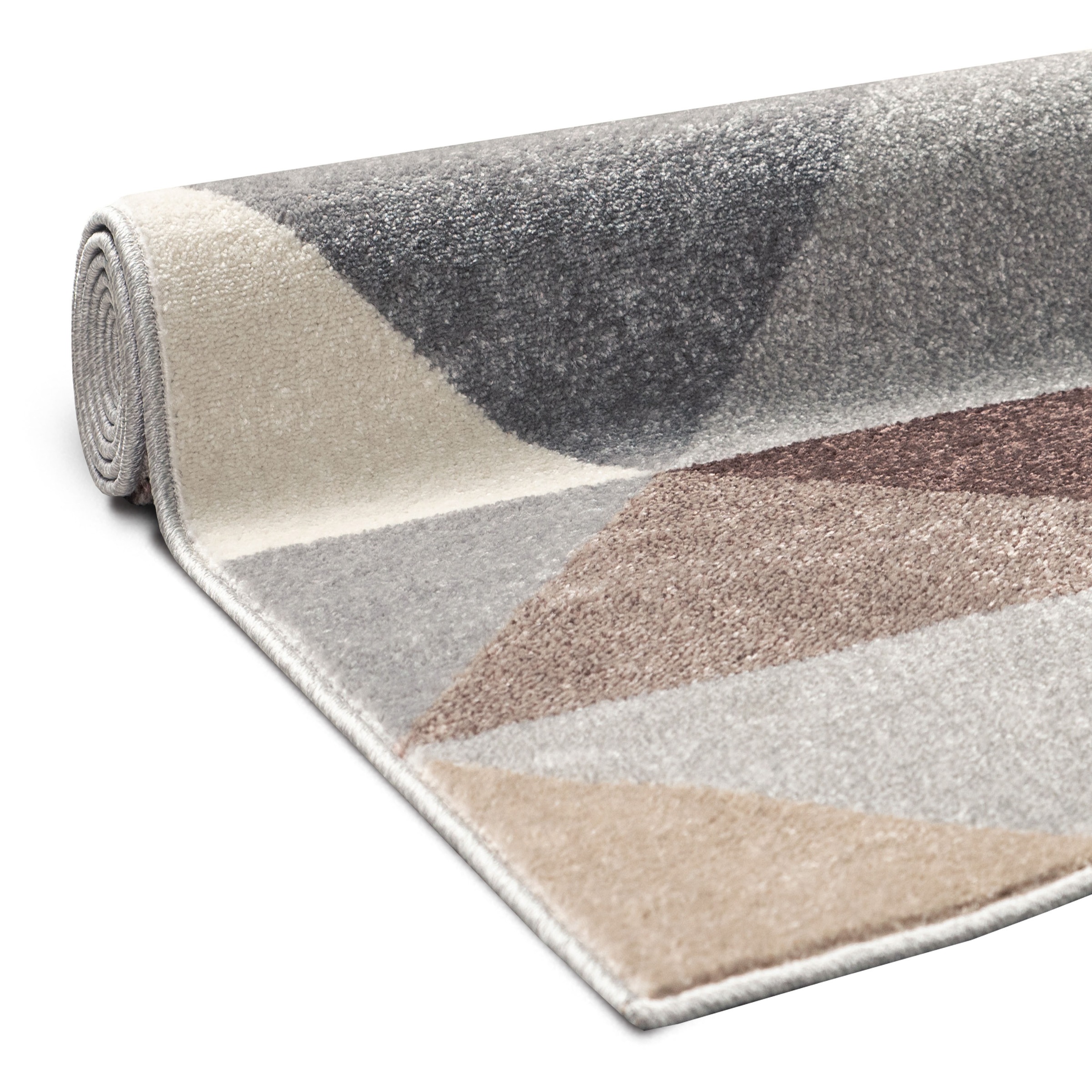 my home Teppich »Berlad Geo«, rechteckig, 9 mm Höhe, mit besonders weichem Flor, Kurzflor, modernes geometrisches Design