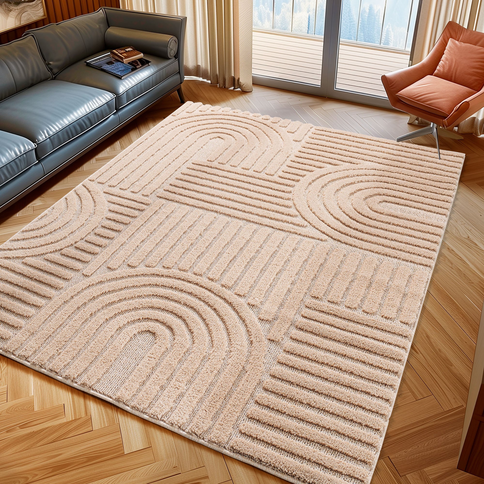 Ayyildiz Teppiche Teppich »ART 1121«, rechteckig, 8 mm Höhe, Läufer, 3D Hoc günstig online kaufen