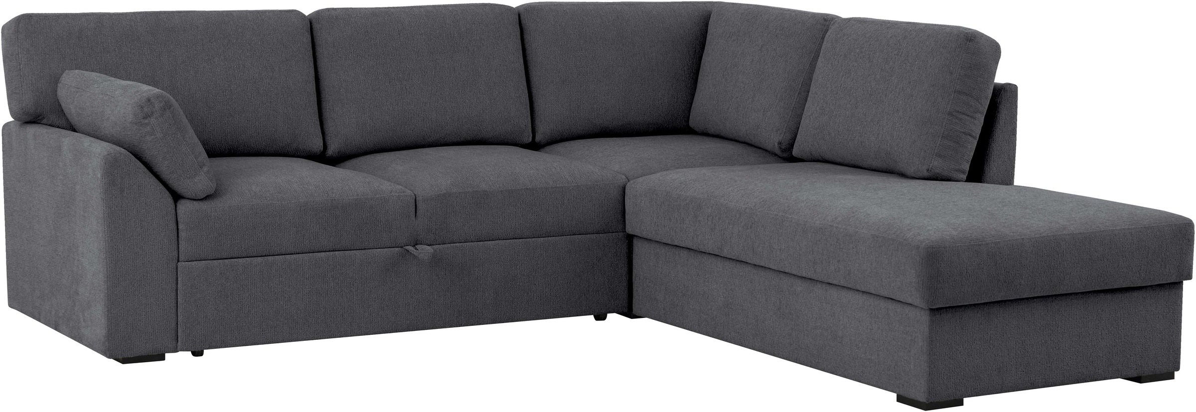 Home affaire Ecksofa »Citry«, Breite 242 cm, Chenille, Bettfunktion, Bettkasten, L-Form