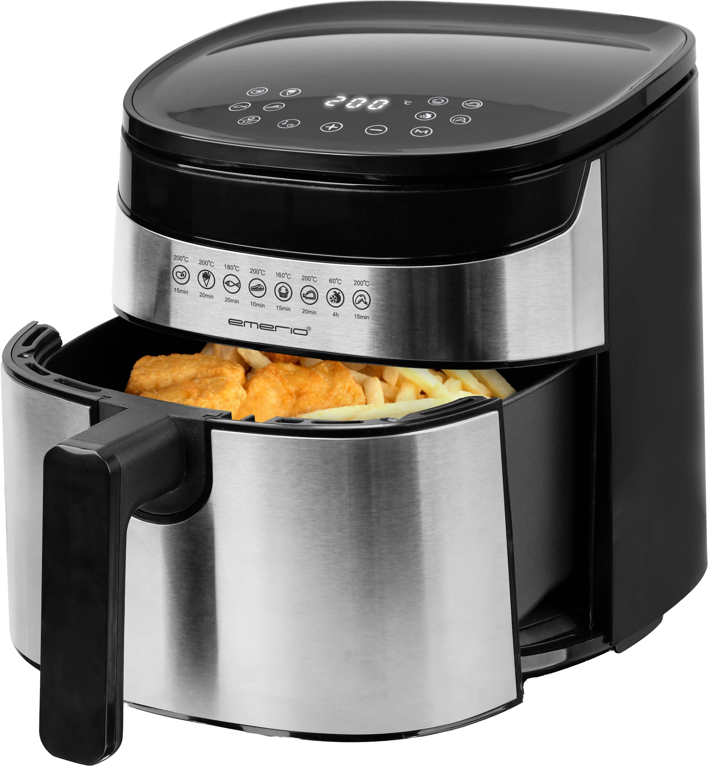 Emerio Heißluftfritteuse »AF-129084«, 1300 W, Fassungsvermögen 4,5 l