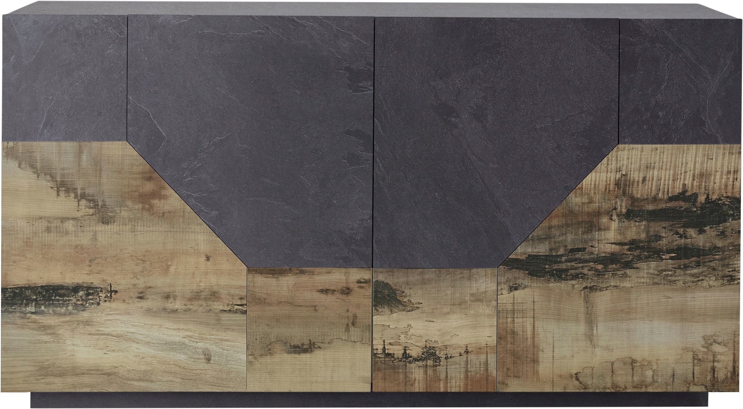 INOSIGN Sideboard »ALIEN-Kommode, Schrank, Anrichte mit 4 Türen und 4 Fächern«, Sideboard Breite ca. 160 cm "100 % Made in Italy"