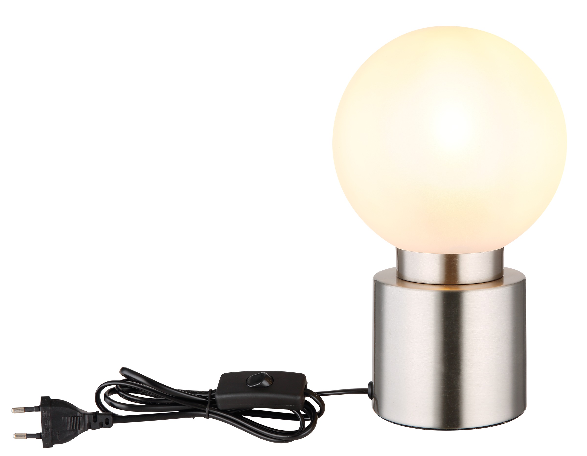 GLOBO LIGHTING Tischleuchte »MARKA« E14 1 Stk. Tischlampe Nachttischlampe Deko-Tischleuchte Schlafzimmer