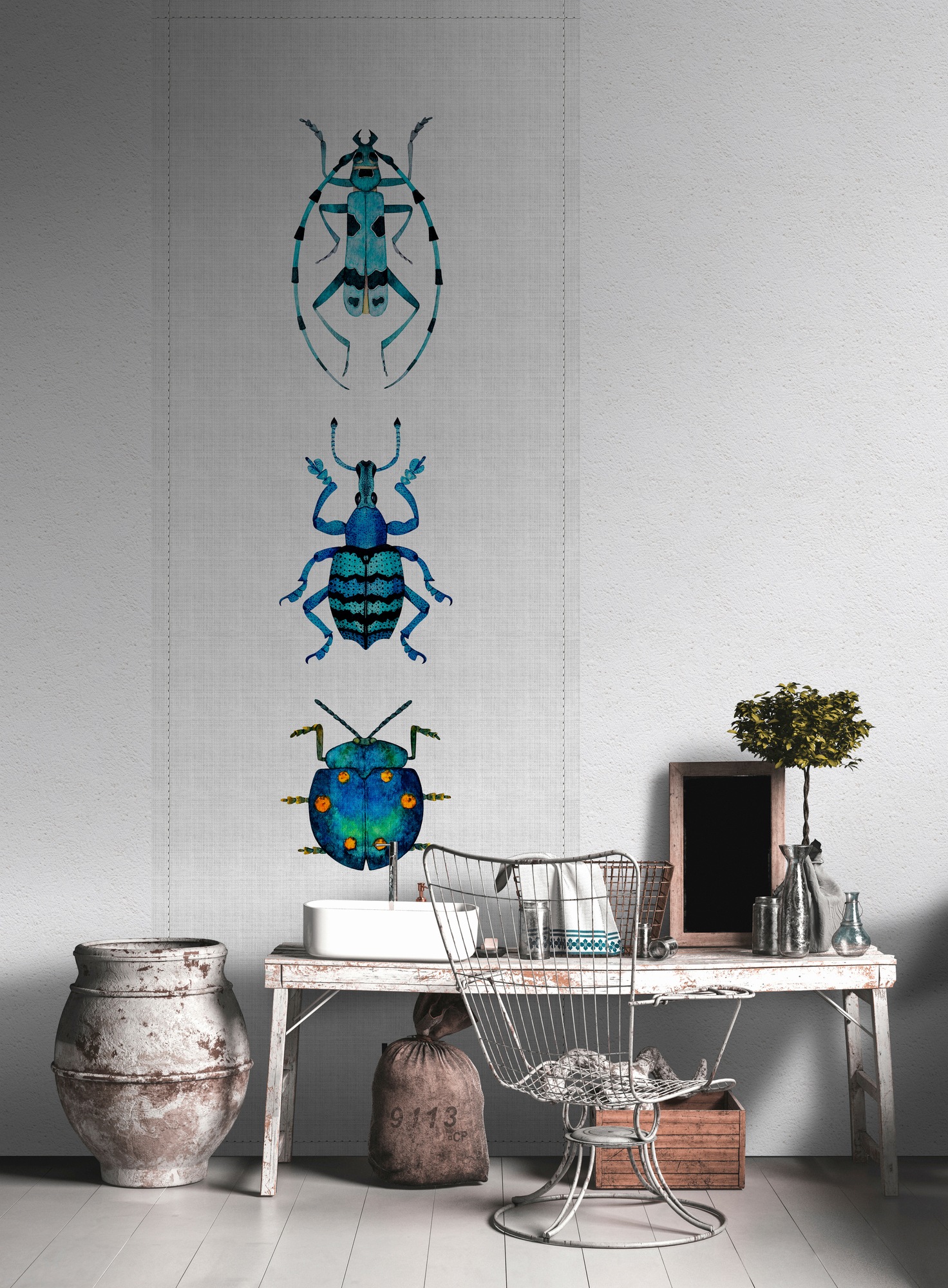 living walls Fototapete »Walls by Patel Buzz Panels 5« glatt Vlies, Wand, S günstig online kaufen