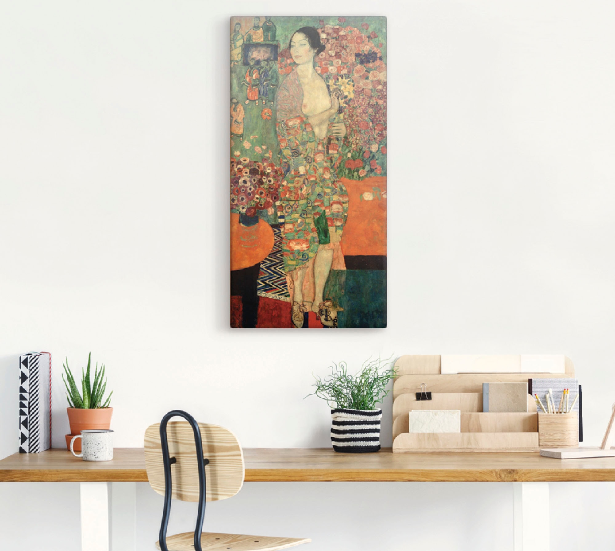 Artland Wandbild "Die Tänzerin", Frau, (1 St.), als Leinwandbild, Poster, W günstig online kaufen