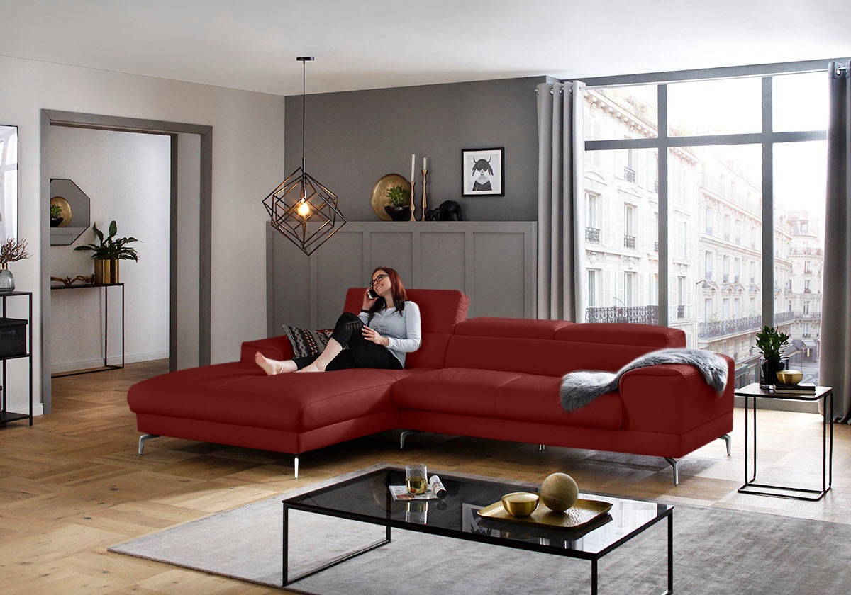 W.SCHILLIG Ecksofa »piedroo, Designsofa mit tollem Sitzkomfort, bequem und günstig online kaufen