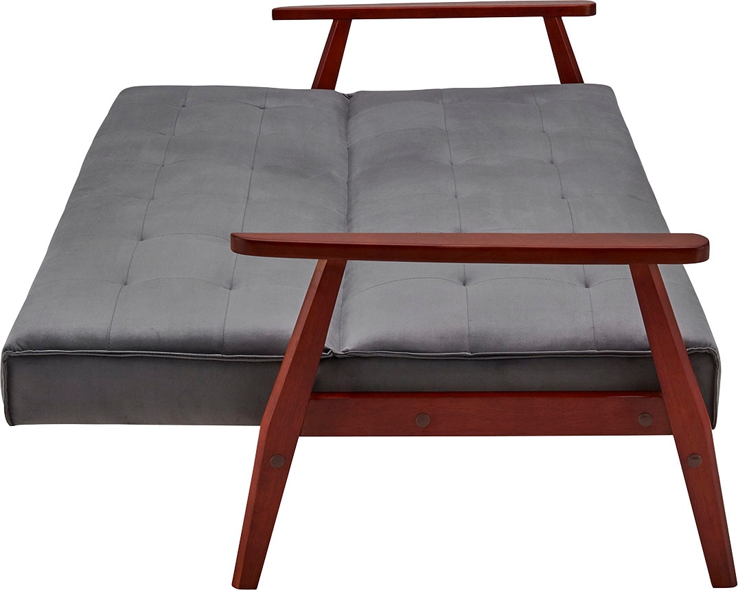 SalesFever Schlafsofa »Skagen, Sofa, 3-Sitzer«, mit Holzgestell, 60° Relax- und Schlaffunktion, Breite 190 cm