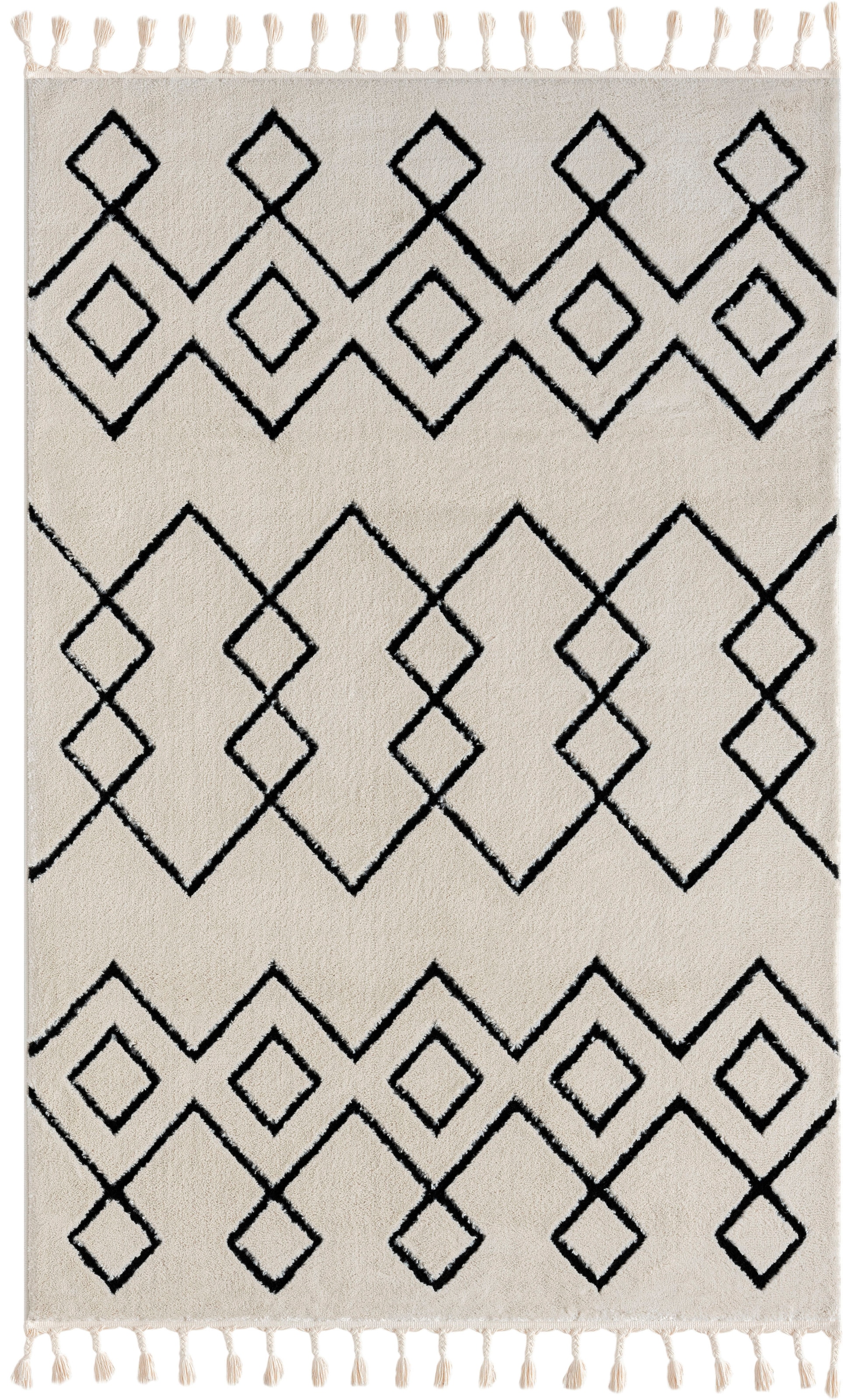 Myflair Möbel & Accessoires Hochflor-Teppich »Moroccan Mural«, rechteckig, günstig online kaufen