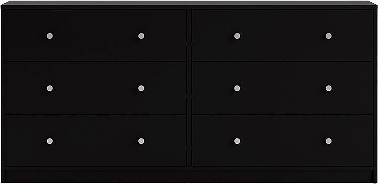 Home affaire Sideboard »May, Aufbewahrung, Schubkastenkommode, Stauraum«, mit 6 Schubladen, Knopfgriffen,Tiefe von 30 cm, Breite 143 cm
