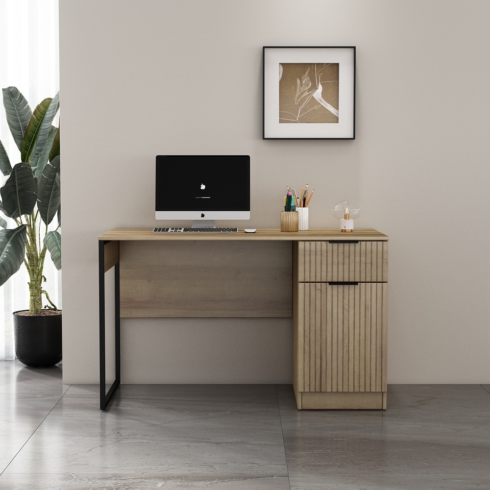 OTTO home Schreibtisch »Aspea« Set, mit Schublade, ausreichend Stauraum, mo günstig online kaufen