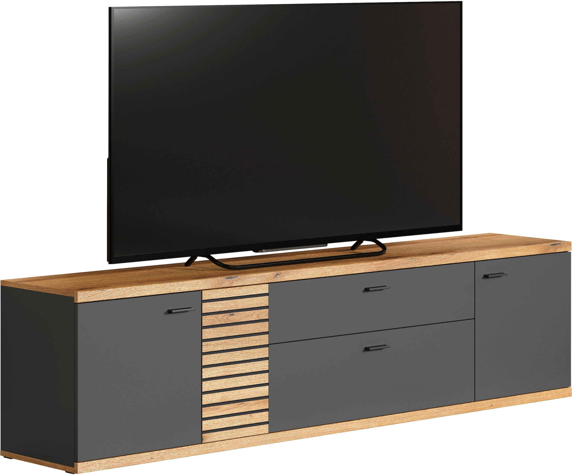 INOSIGN Lowboard »Galway TV-Kommode«, TV-Lowboard im Modernen Design, Breite 202 cm
