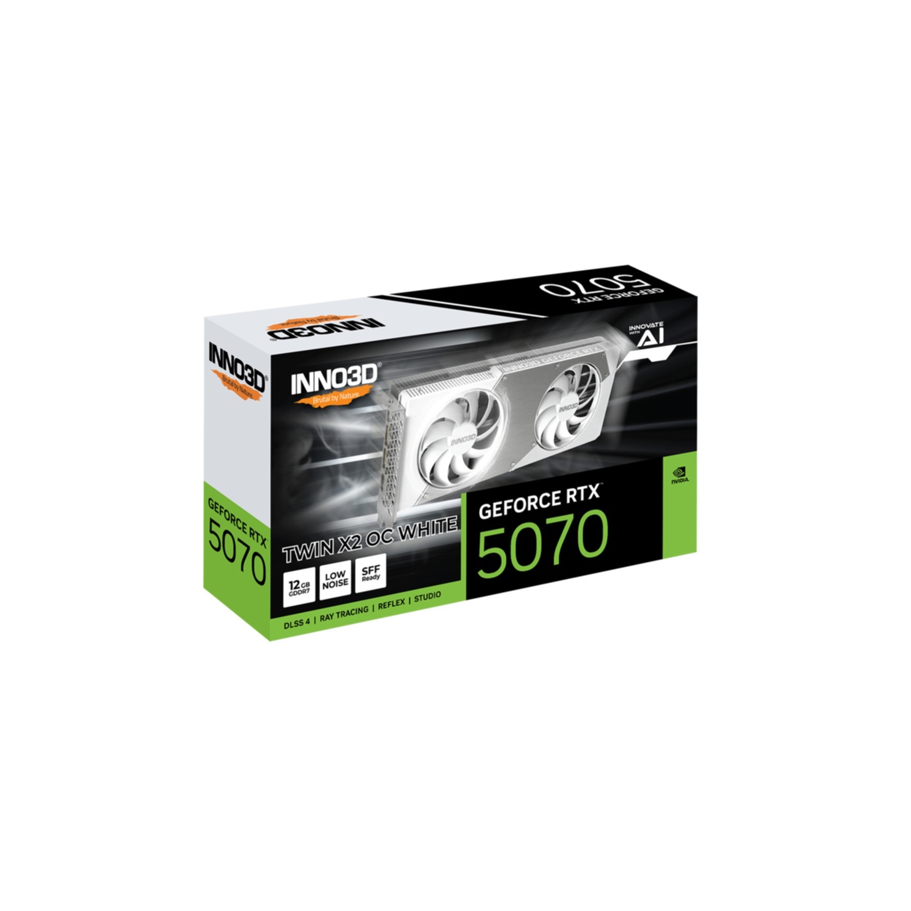 Inno3D Grafikkarte »GeForce RTX 5070 TWIN X2 OC WHITE«