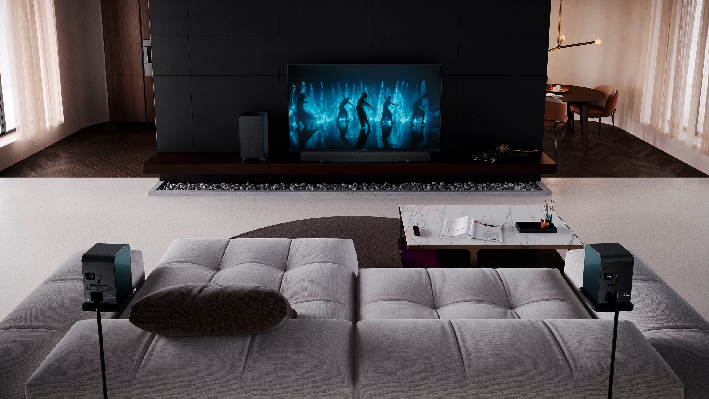 Sharp Surround-Lautsprecher »HT-SPR52021«, (Set)