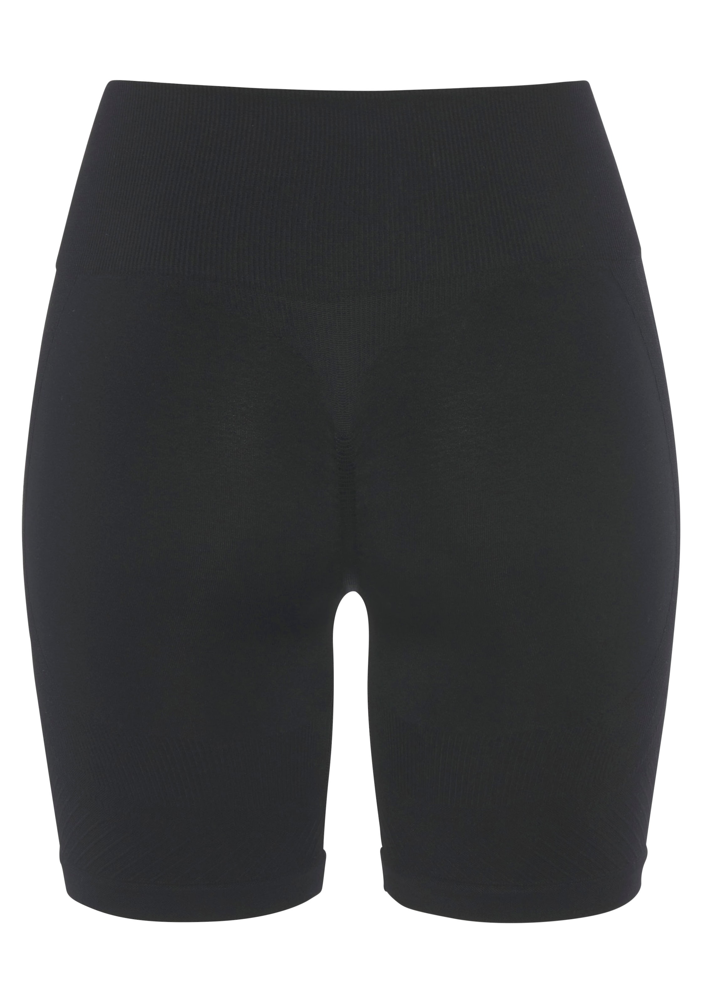 LASCANA Funktionsshorts »Po Push Up«, mit Rippstruktur und Shapingeffekt, Sportshorts