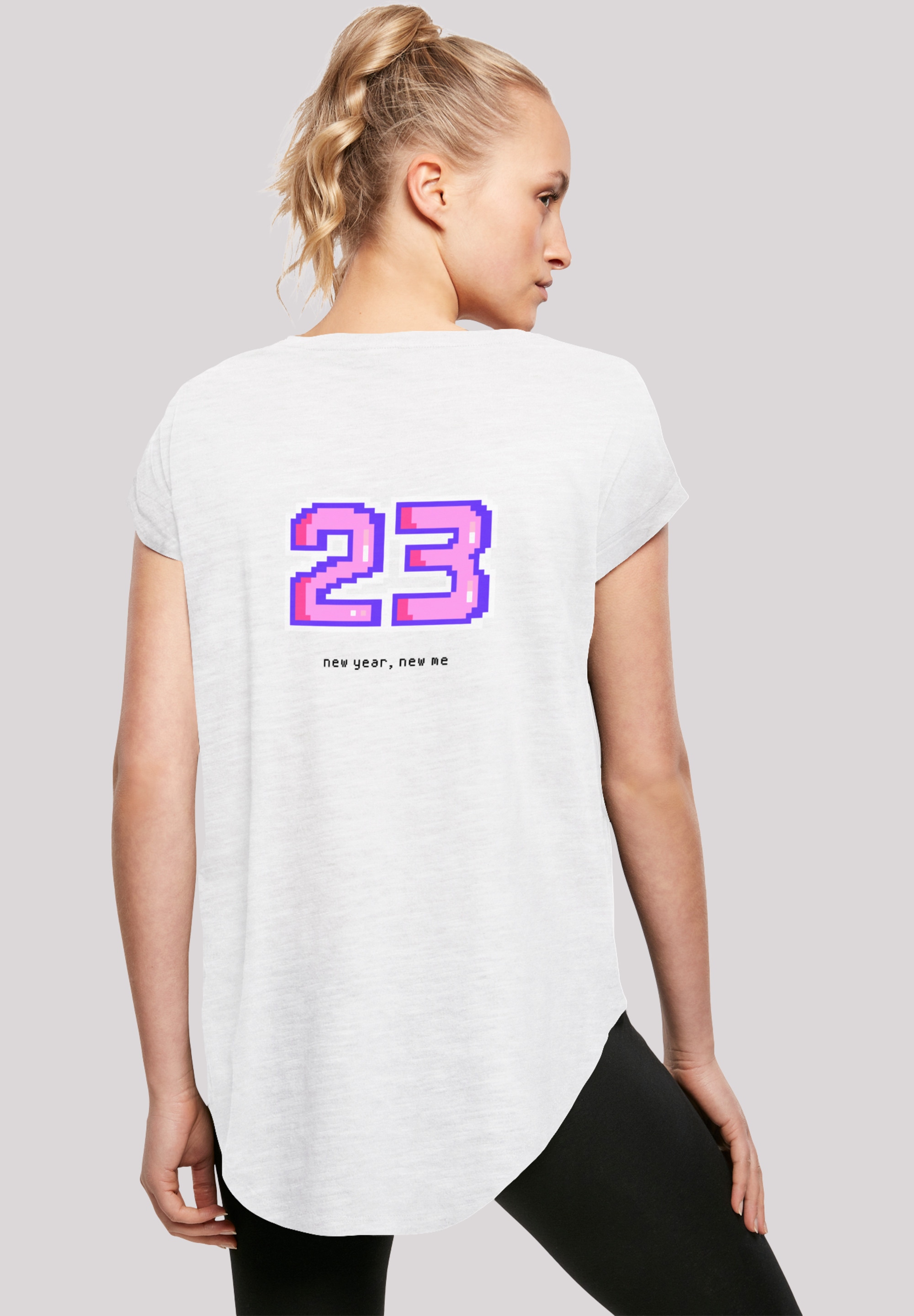 Party People »F4NT4STIC Only«, F4NT4STIC T-Shirt bestellen Happy Long T-Shirt Print Cut SIlvester