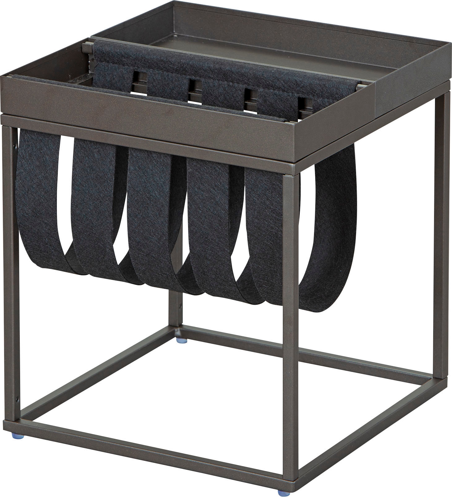 Inter Link Beistelltisch »Club NY« mit praktischem Ablagefach aus Filz