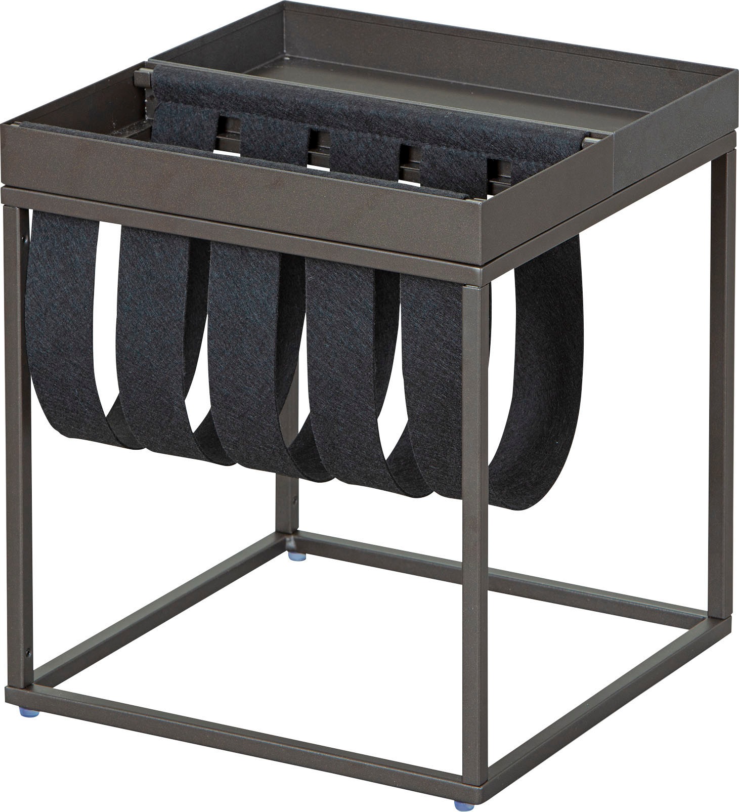 Inter Link Beistelltisch »Club NY« mit praktischem Ablagefach aus Filz günstig online kaufen