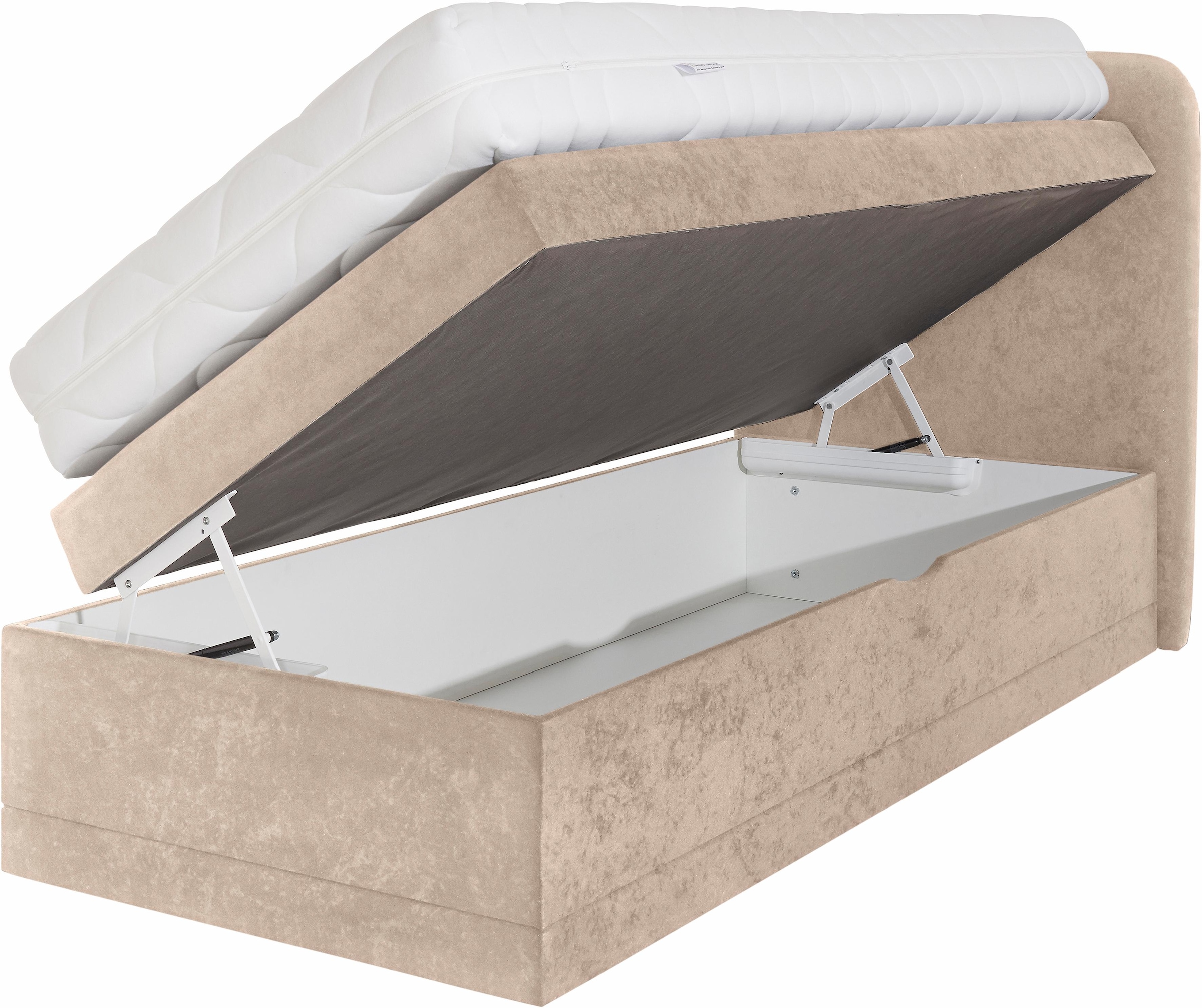 Westfalia Schlafkomfort Boxspringbett, wahlweise mit Bettkasten und 2 Matratzenqualitäten