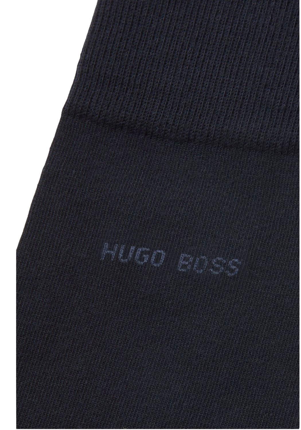 BOSS Basicsocken »Marc RS Uni« mit eingesticktem Logoschriftzug