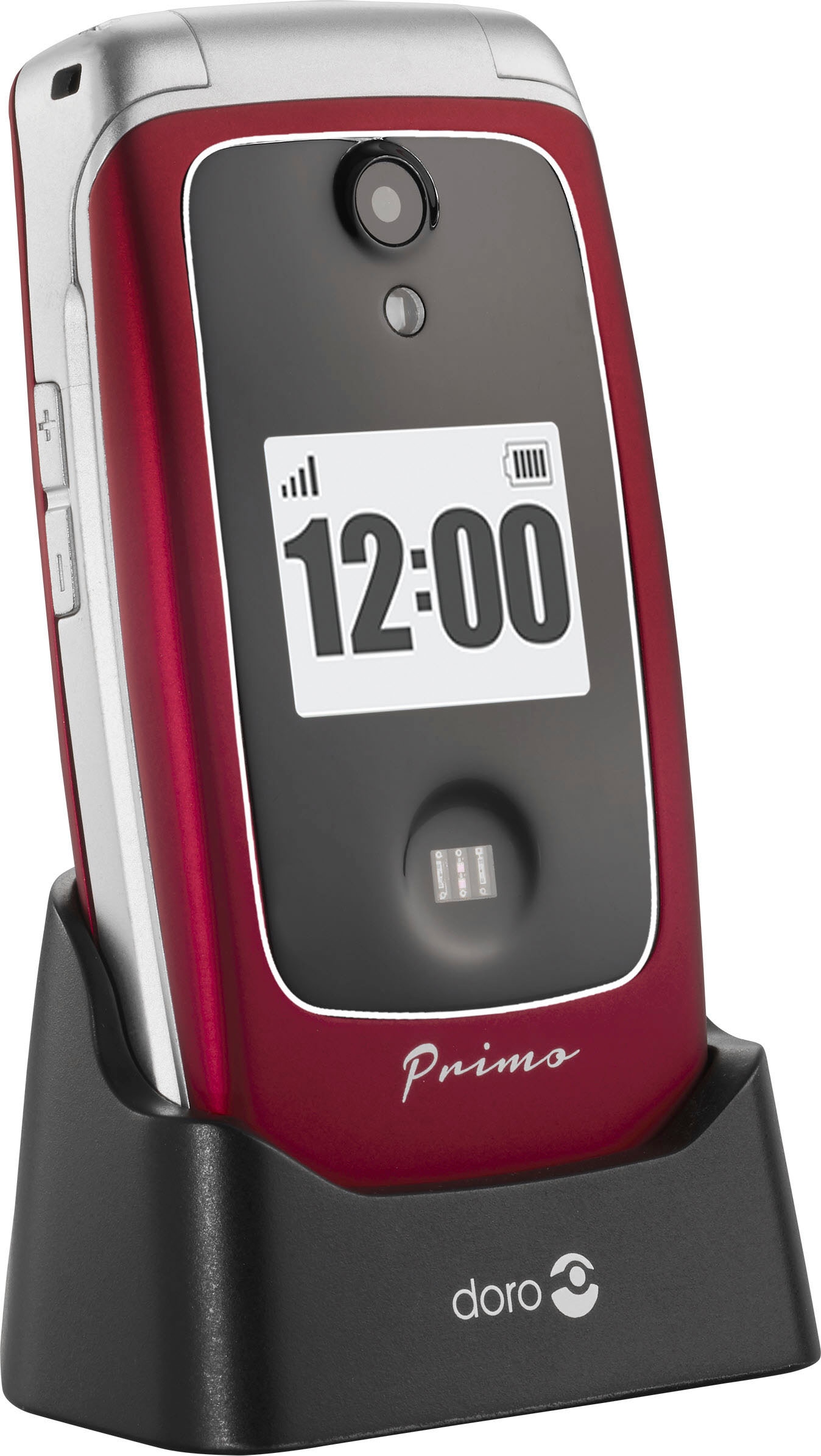 Primo Klapphandy »PRIMO 418«, rot, 7,11 cm/2,8 Zoll, 3 MP Kamera