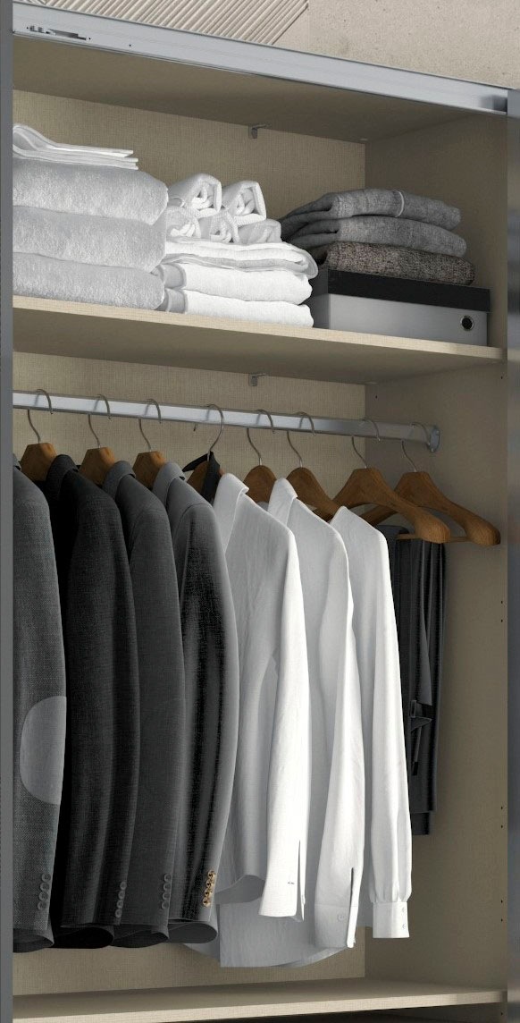 Places of Style Schwebetürenschrank »Onyx«, UV lackiert für langlebige Oberflächen, Soft-Close-Funktion