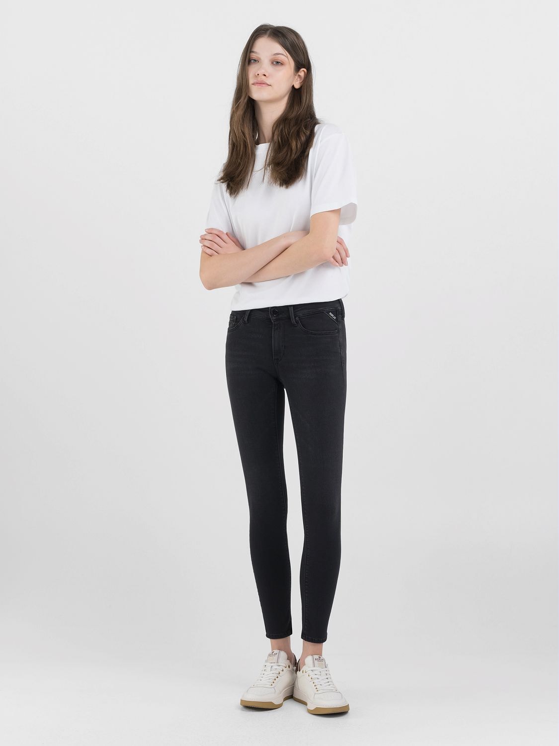 Replay 5-Pocket-Jeans »NEW LUZ Skinny Fit«, in Ankle-Länge