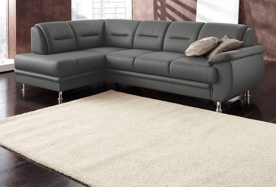 sit&more Ecksofa »Mailand L-Form, B: 250 cm« optional Bettfunktion günstig online kaufen