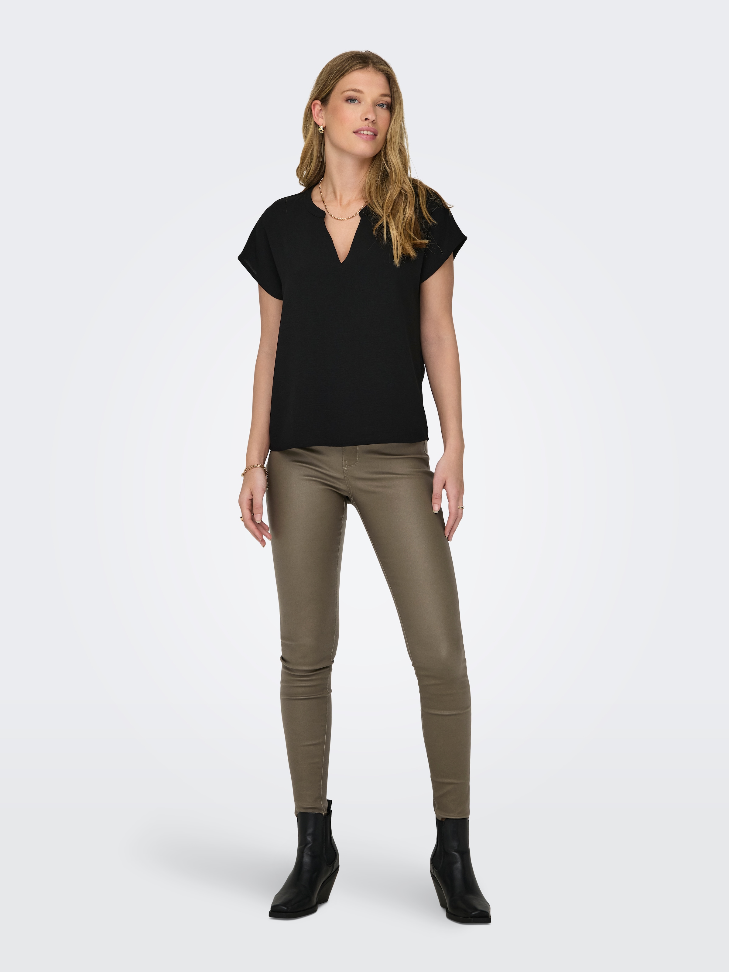 JDY Shirtbluse »JDYLION S/S TOP WVN NOOS«