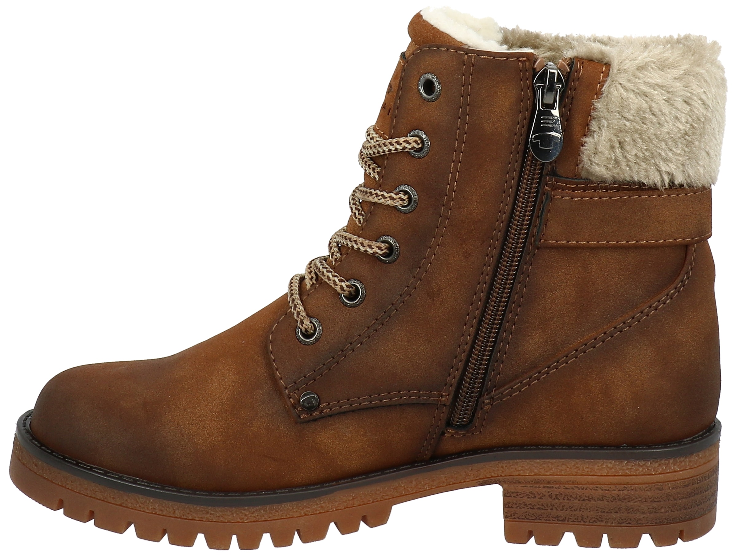 TOM TAILOR Winterboots, Workerboots, Hiking Boot mit Blockabsatz