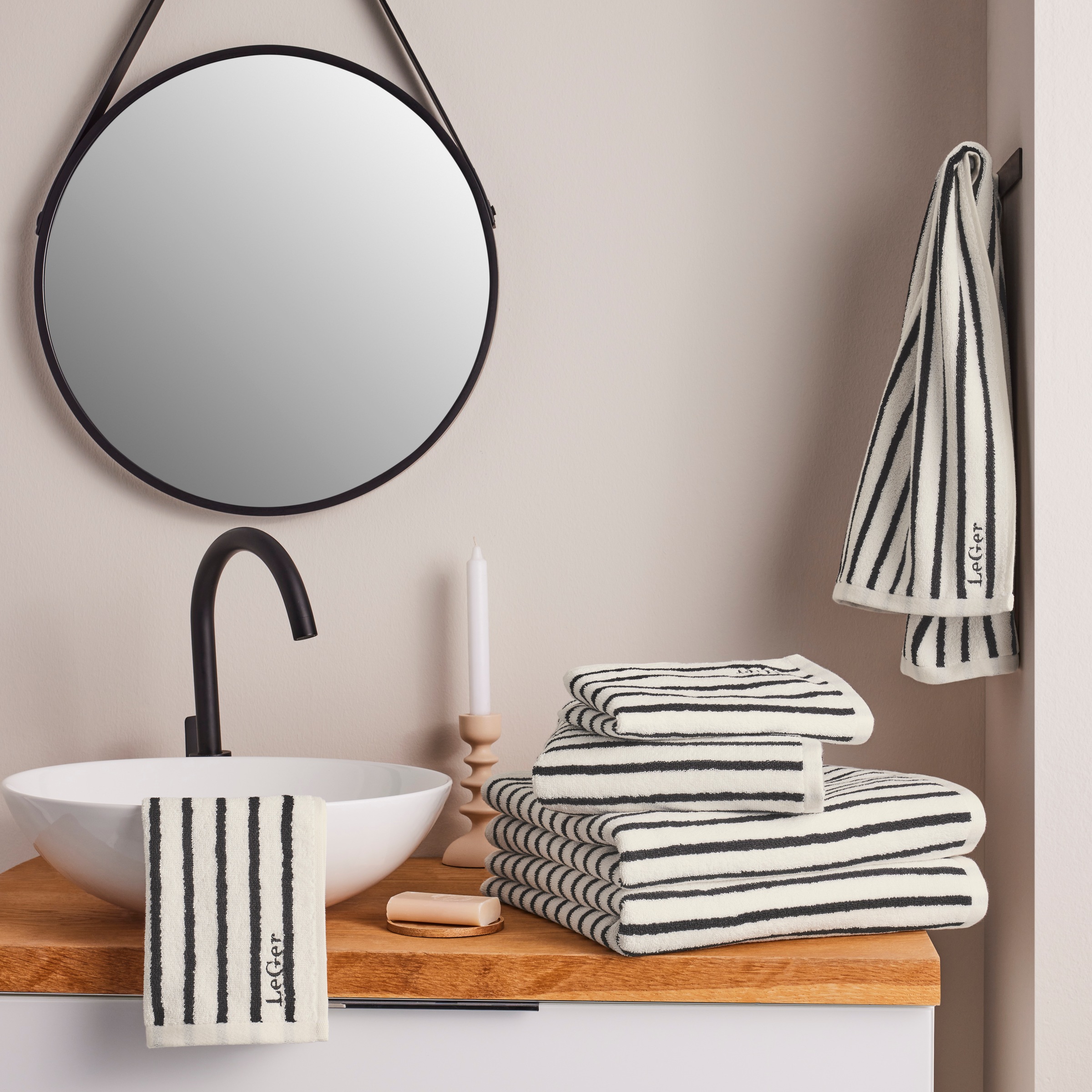 LeGer Home by Lena Gercke Handtuch Set »Tamsin, Duschtücher, Handtücher, Gä günstig online kaufen