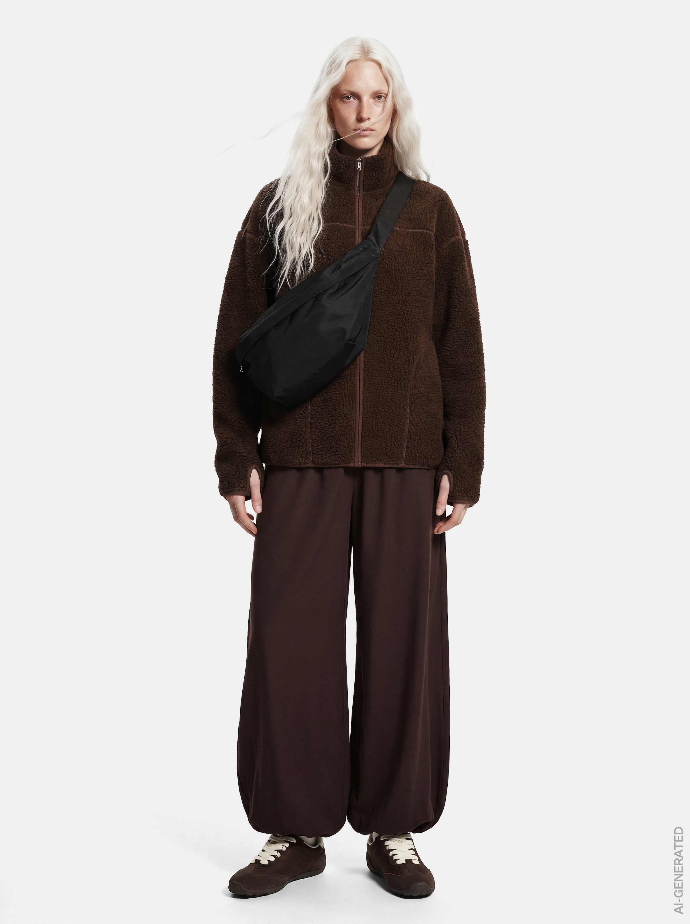 pieces Plüschjacke »PCSADIA LS TEDDY JACKET NOOS BC« Kunstfaser
