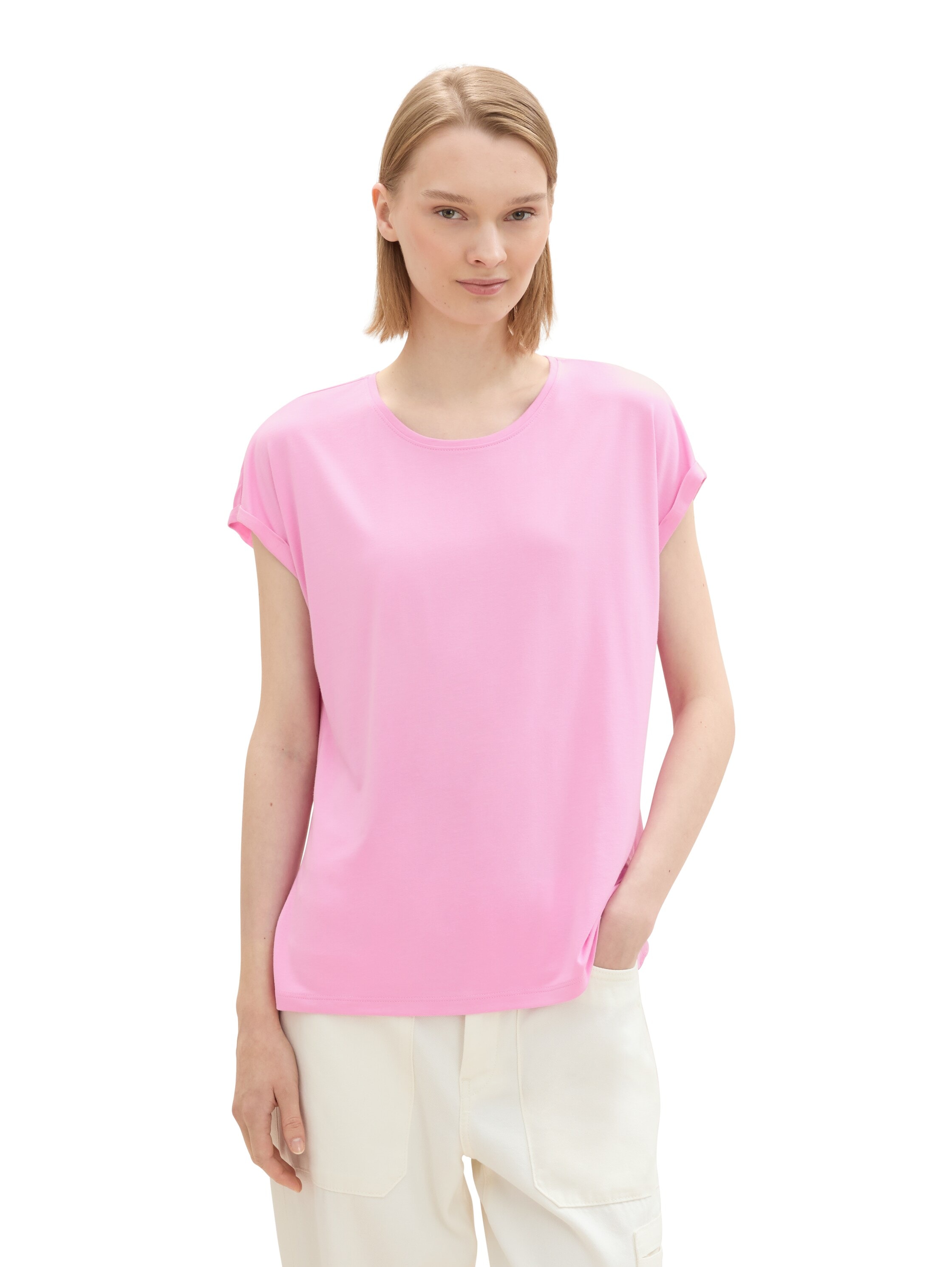 TOM TAILOR Denim T-Shirt, mit Rundhalsausschnitt