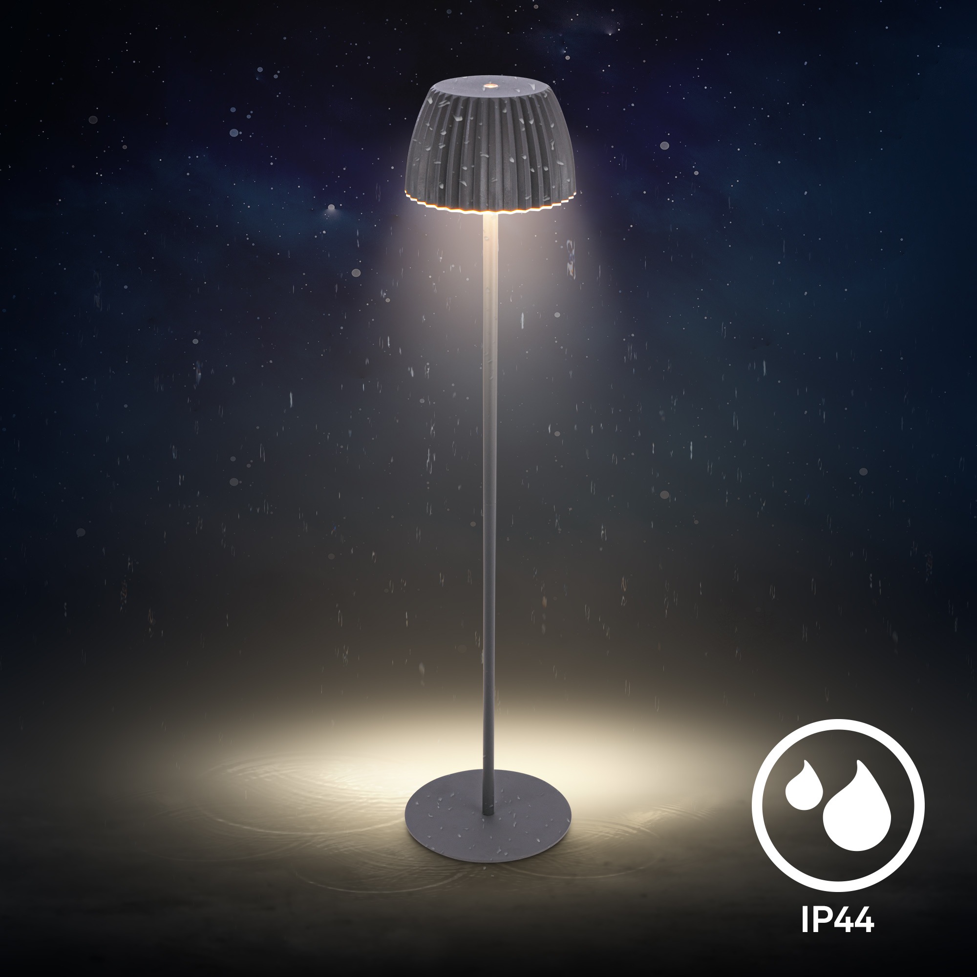 Briloner Leuchten LED Stehlampe »Akku LED Stehleuchte, anthrazit«