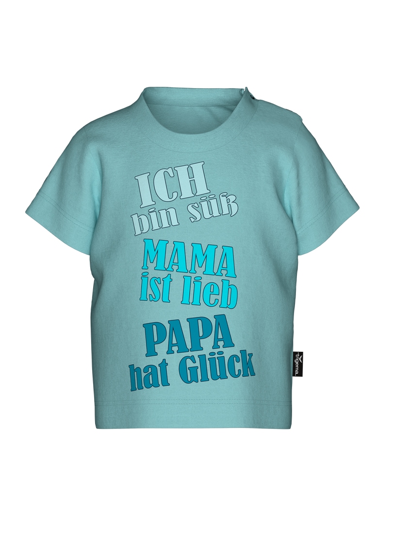 Trigema T-Shirt »TRIGEMA T-Shirt mit frechem Spruch-Print« 1 Stk.