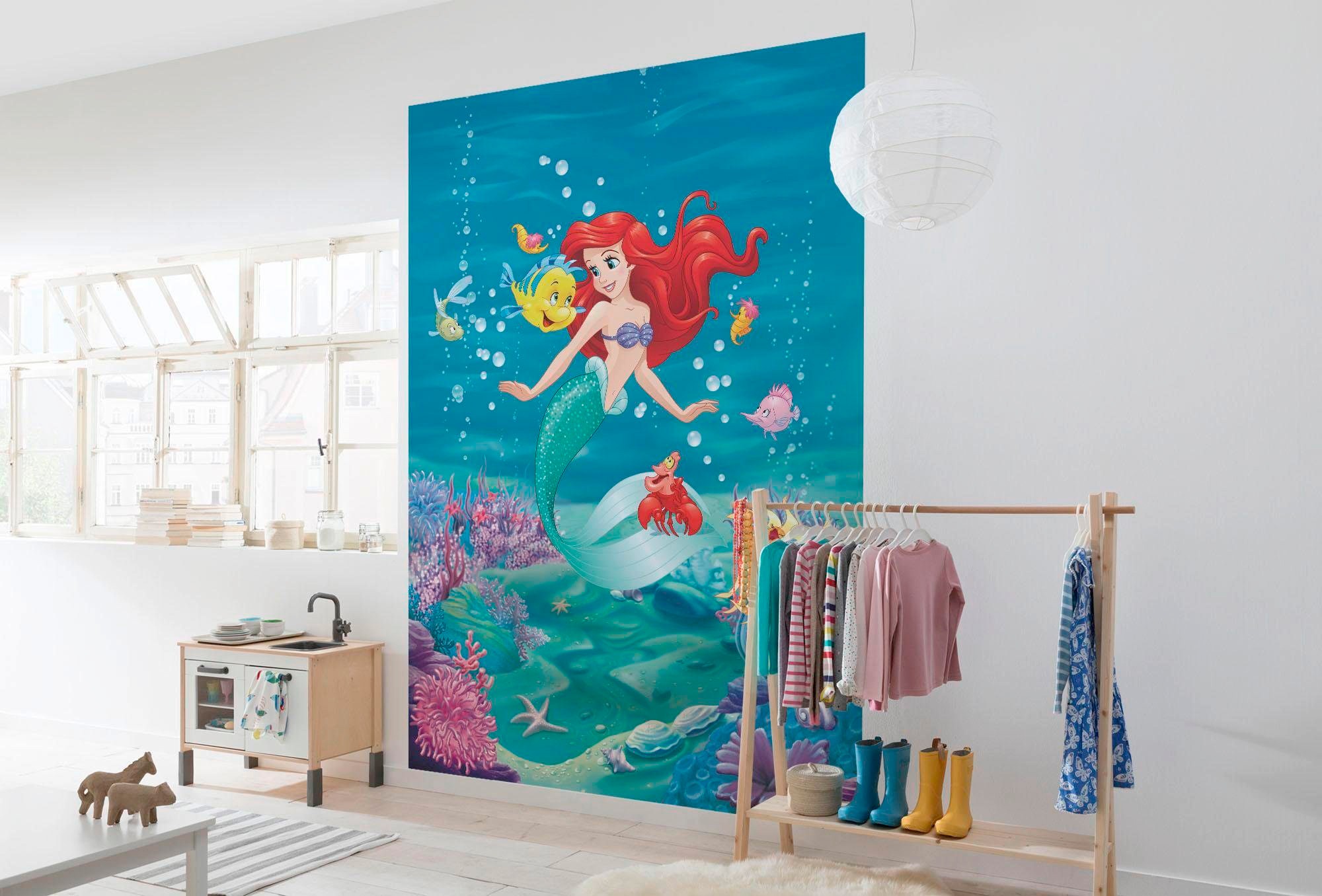 Komar Fototapete »Ariel Singing - Größe 184 x 254 cm«, bedruckt, Kinderzimmer