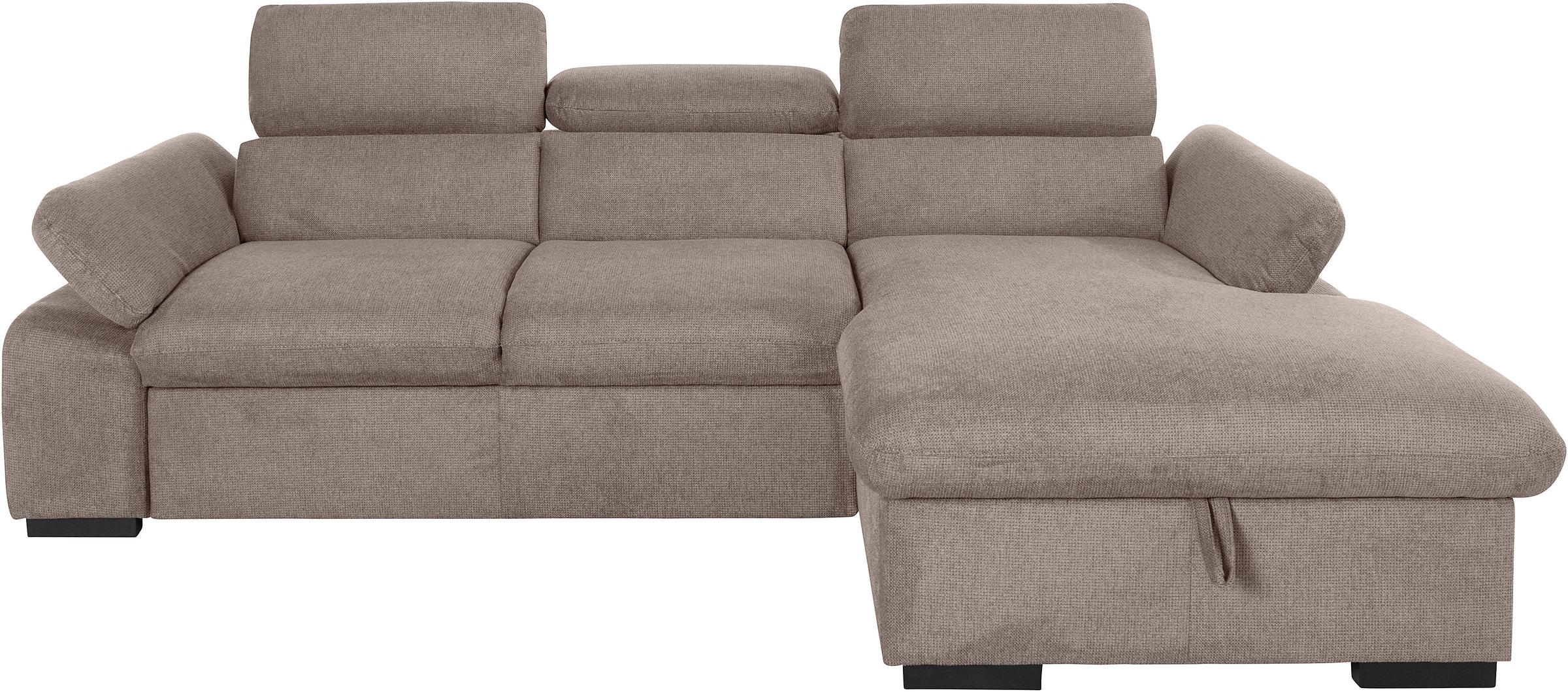 COTTA Ecksofa »Lola L-Form mit Kopfteilfunktion & Hocker«, (Set, mit Hocker günstig online kaufen